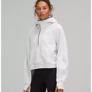Lululemon scuba half zip hoodie Heathered Grey XS/S
